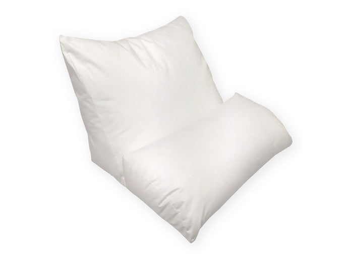 Cuscino Ergonomico Posturale Decapillow 10 Usi 1 Cuscino Multi Posizione Sostegno Gambe Spalle - Cuscino - Bianco