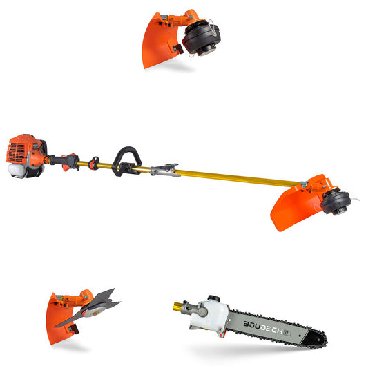 Monster 620 - Decespugliatore Multifunzione a scoppio 3 in 1 Motore 2 Tempi con Disco 3T Tesina batti e vai e Svettatoio