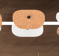 DECORO-3NT Accessorio in sughero naturale per sospensione Kira