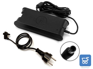 DELL Alimentatore originale 90W PA-1900-02D 19,5V 4,62A Spinotto 7,4 x5 mm con cavo di alimentazione schuko USATO