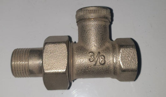 DETENTORE TERMOSIFONI RETTO 3/8 ATT FERRO