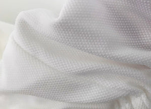 Copridivano Tinta Unita Elasticizzato Antimacchia Modello Sagomato Colore Bianco - Poltrona - Bianco