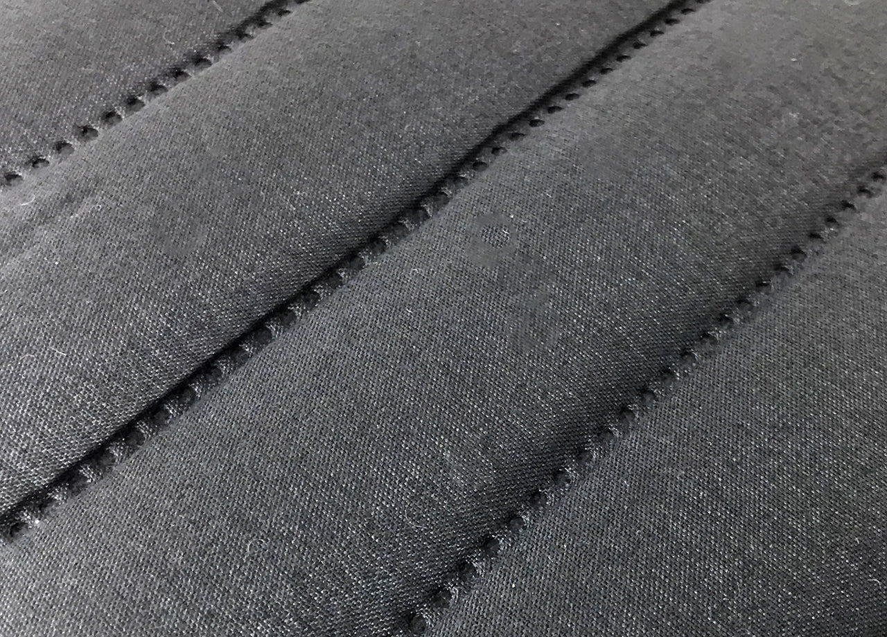 Copridivano Con Penisola Sofà Cover Trapuntato Antimacchia Double Face - 290cm - Grigio Scuro
