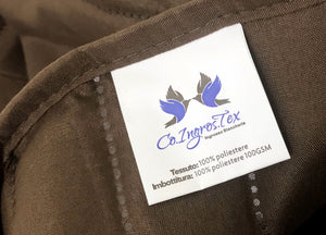 Copridivano Con Penisola Trapuntato Modello Best Colore Marrone - 280 cm - Marrone