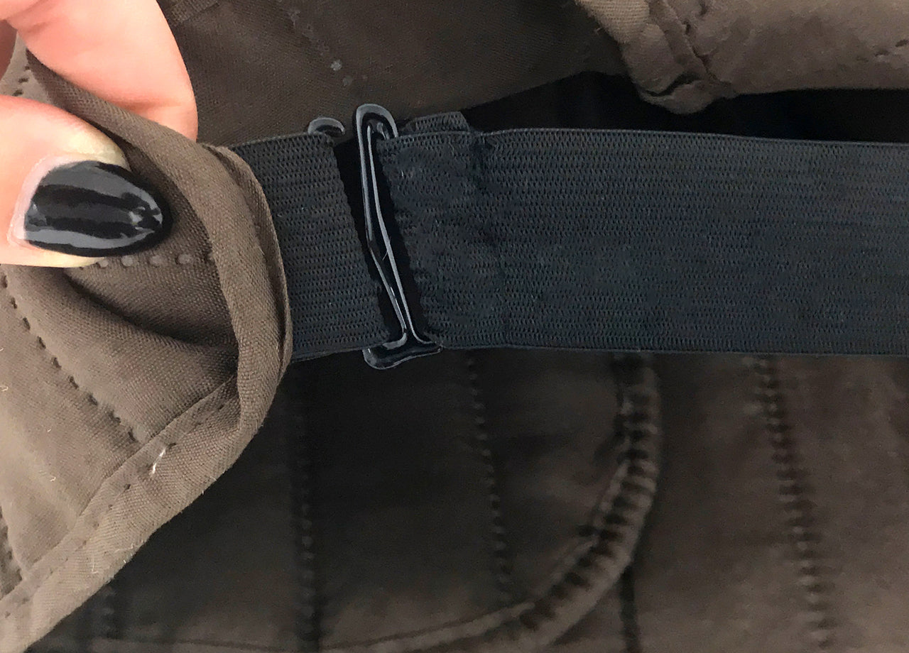 Copridivano Con Penisola Sofà Cover Trapuntato Antimacchia Double Face - 290cm - Marrone