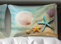 Copripiumino Matrimoniale Stampa Digitale Made Italy 100% Cotone Bahamas