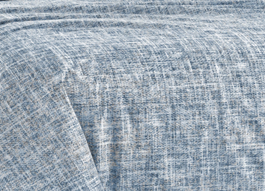 Trapuntino Piumino Estivo Primaverile 100gr/mq Leggero Disegno Canva - 1 Piazza E Mezza - Blu