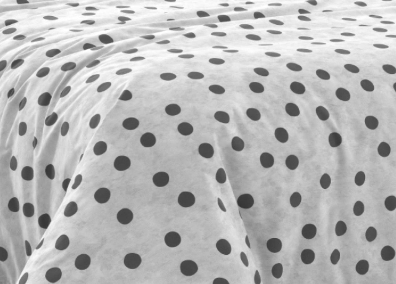 Copripiumino Sacco Piumone 100% Cotone Made In Italy Disegno Pois LT - Matrimoniale - Pois