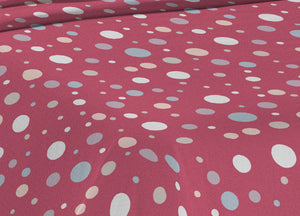 Copriletto Piquet Primavera Estate 100% Cotone Sofia Disegno La Palla - Matrimoniale - Rosso