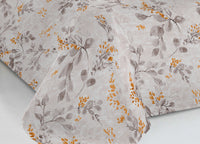 Copriletto Piquet Primavera Estate 100% Cotone Sofia Disegno Vittoria - Matrimoniale - Ocra