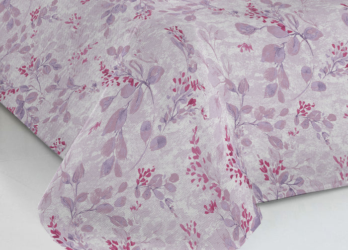 Copriletto Piquet Primavera Estate 100% Cotone Sofia Disegno Vittoria - 1 Piazza e Mezza - Rosa