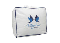 Interno Piumino Antiacaro Piumone Letto Invernale Anallergico 300gr Bianco Lavabile - Matrimoniale - Invernale