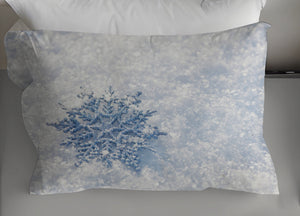 Copripiumino Matrimoniale Stampa Digitale Made Italy 100% Cotone Fiocco Neve