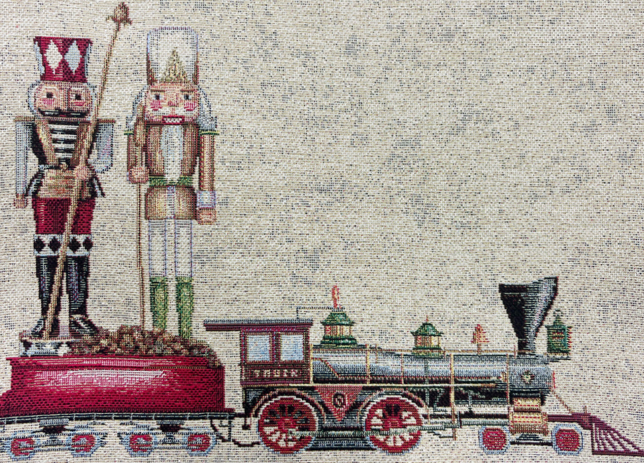 Tovaglia Natale Centrino Runner Centrotavola Natalizio Gobelin Soldatino 1324 - 40x100 - Soldatino