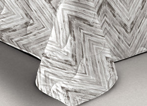 Trapunta Piumone Letto Invernale Imbottita 300gr Scaldanotti Zaira - 1 Piazza - Grigio