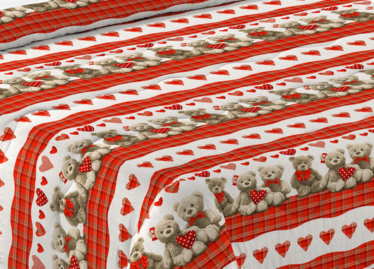 Trapunta Piumone Letto Invernale Imbottita 300gr Scaldanotti Teddy - 2 Piazze - Teddy