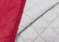 Copridivano Trapuntato Impermeabile Antimacchia Mod. Imperiale Pitonato Bordeaux - 3 Posti - Bordeaux