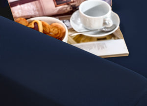 Copridivano E Copri Poltrona Antimacchia Sofà Elasticizzato Modello Magico - Seduta - Blu