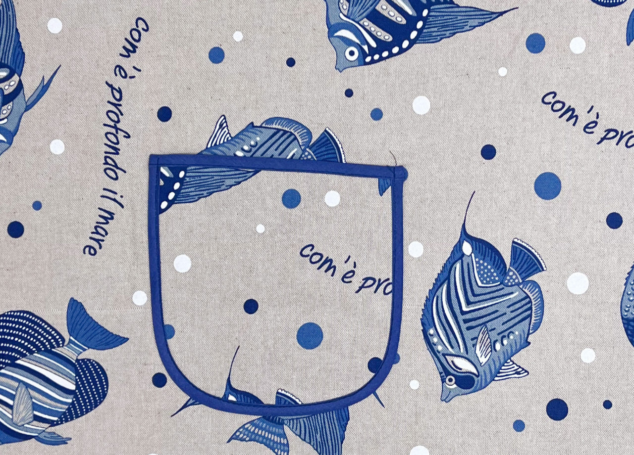 Pack 2 Pezzi Grembiule Alto Pettorina Cucina Chef Casa Con Tasche Maldive