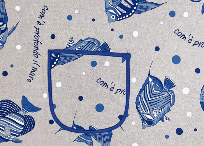 Pack 2 Pezzi Grembiule Alto Pettorina Cucina Chef Casa Con Tasche Maldive