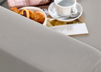Copridivano-Copripoltrona Antimacchia Elasticizzato Tinta Unita Modello Magic - 3 Posti - Grigio