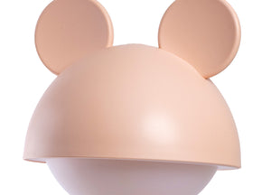 Lampada Led Per Bambini Da Tavolo Comodino Ricaricabile Modello Thinking Boy - Lampada - Rosa