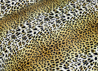 Completo Lenzuola In 100% Cotone Matrimoniale Dis. Leopardato C.N.