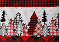 Trapunta Piumone Invernale 300gr Cotone Made Italy Disegno Tirolese Renna - Matrimoniale - Renna