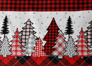 Trapunta Piumone Invernale 300gr Cotone Made Italy Disegno Tirolese Renna - Matrimoniale - Renna