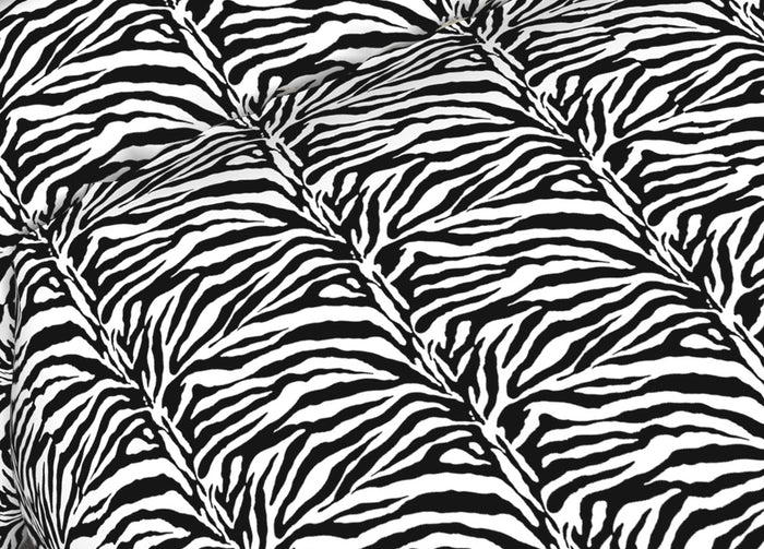 Completo Lenzuola In 100% Cotone Matrimoniale Dis. Zebrato C.N.