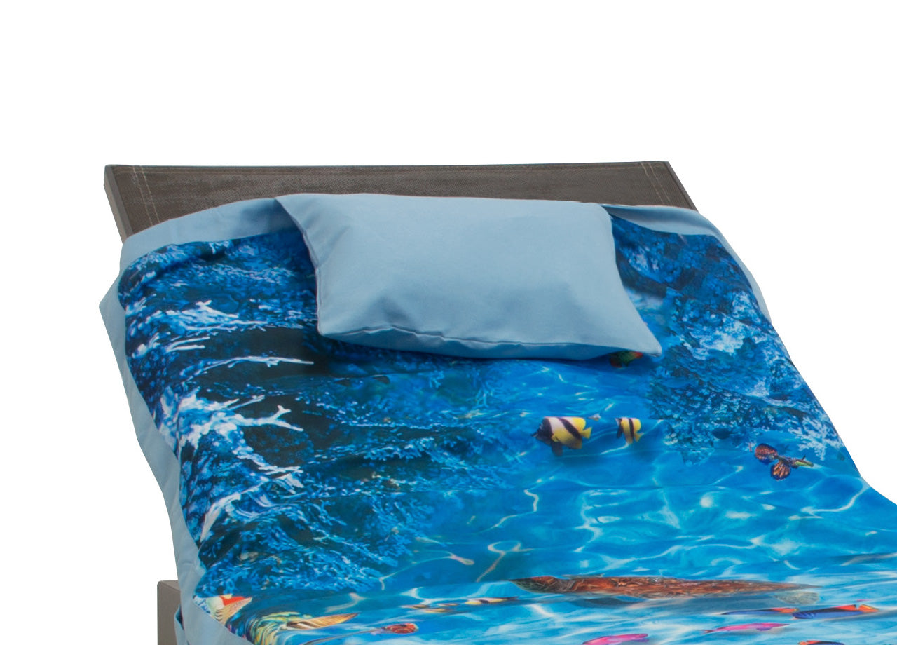 Lettino Mare Microfibra Lettino Con Cuscino E Tasche Modello Trip - Lettino - Mare