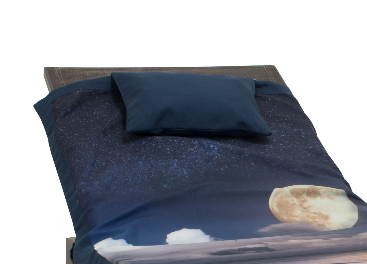 Lettino Mare Microfibra Lettino Con Cuscino E Tasche Modello Trip - Lettino - Moon