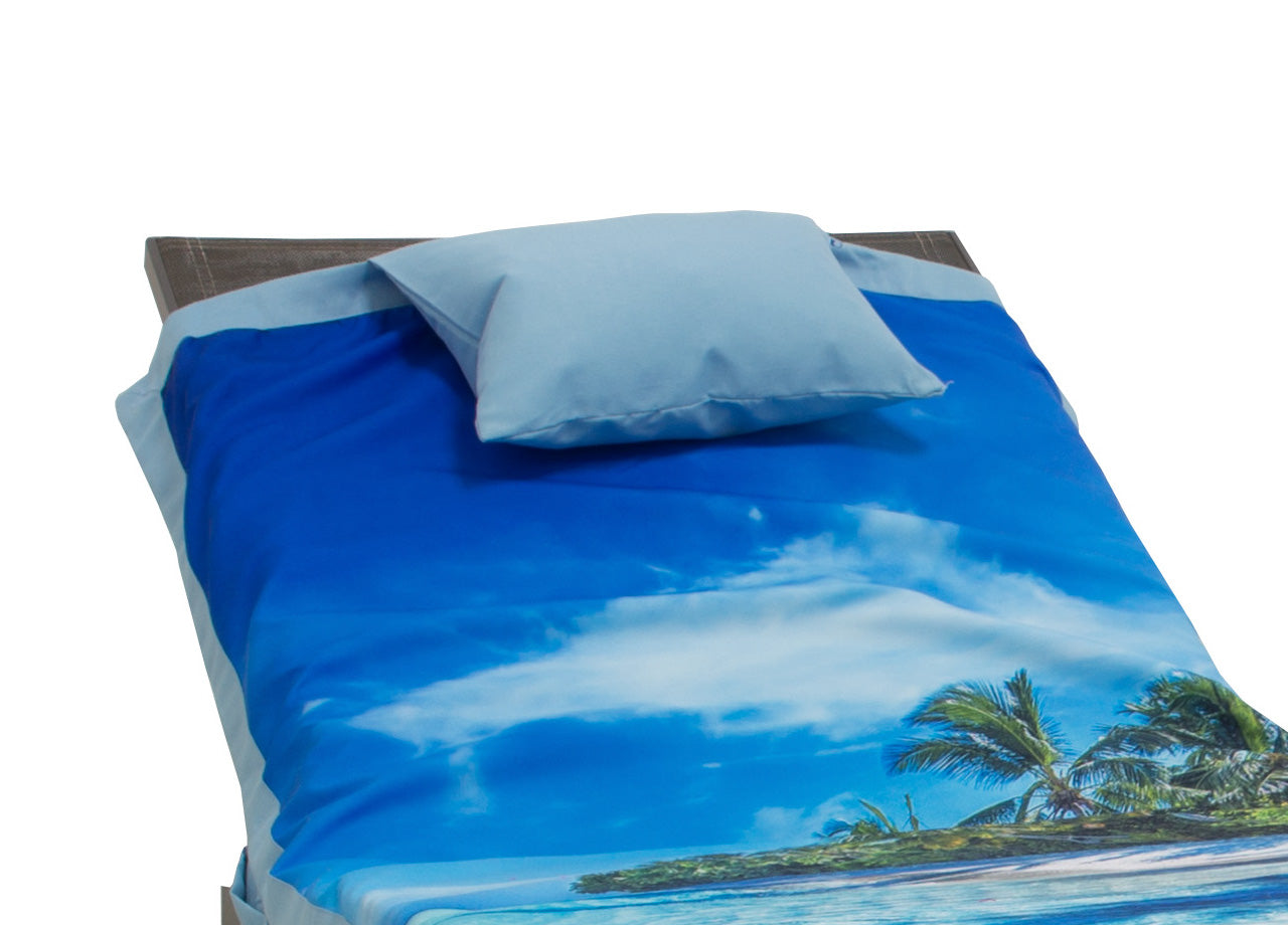 Lettino Mare Microfibra Lettino Con Cuscino E Tasche Modello Trip - Lettino - Spiaggia