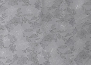 Sacco Copripiumino In Morbida Flanella 100% Cotone Disegno Lilly - Piazza E Mezza - Grigio