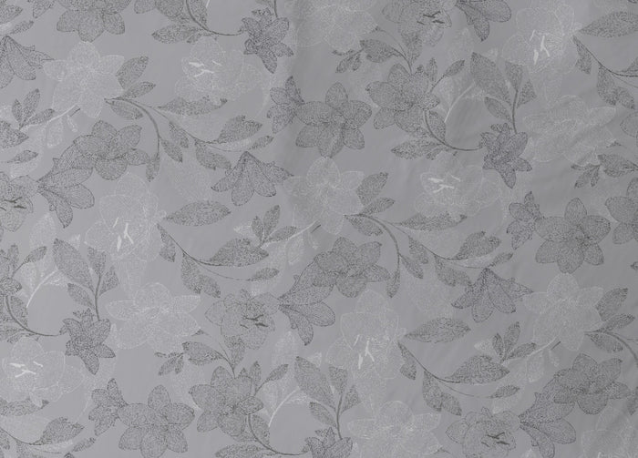 Sacco Copripiumino In Morbida Flanella 100% Cotone Disegno Lilly - Piazza E Mezza - Grigio