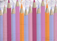 Copripiumino Sacco Piumone Pensieri Delicati Cotone Disegno Matitoni - Singolo - Fucsia