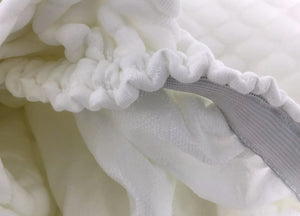 Coprimaterasso Imbottito Elasticizzato Anallergico Federe Cuscino Letto Made Italy - Singolo - Sphere