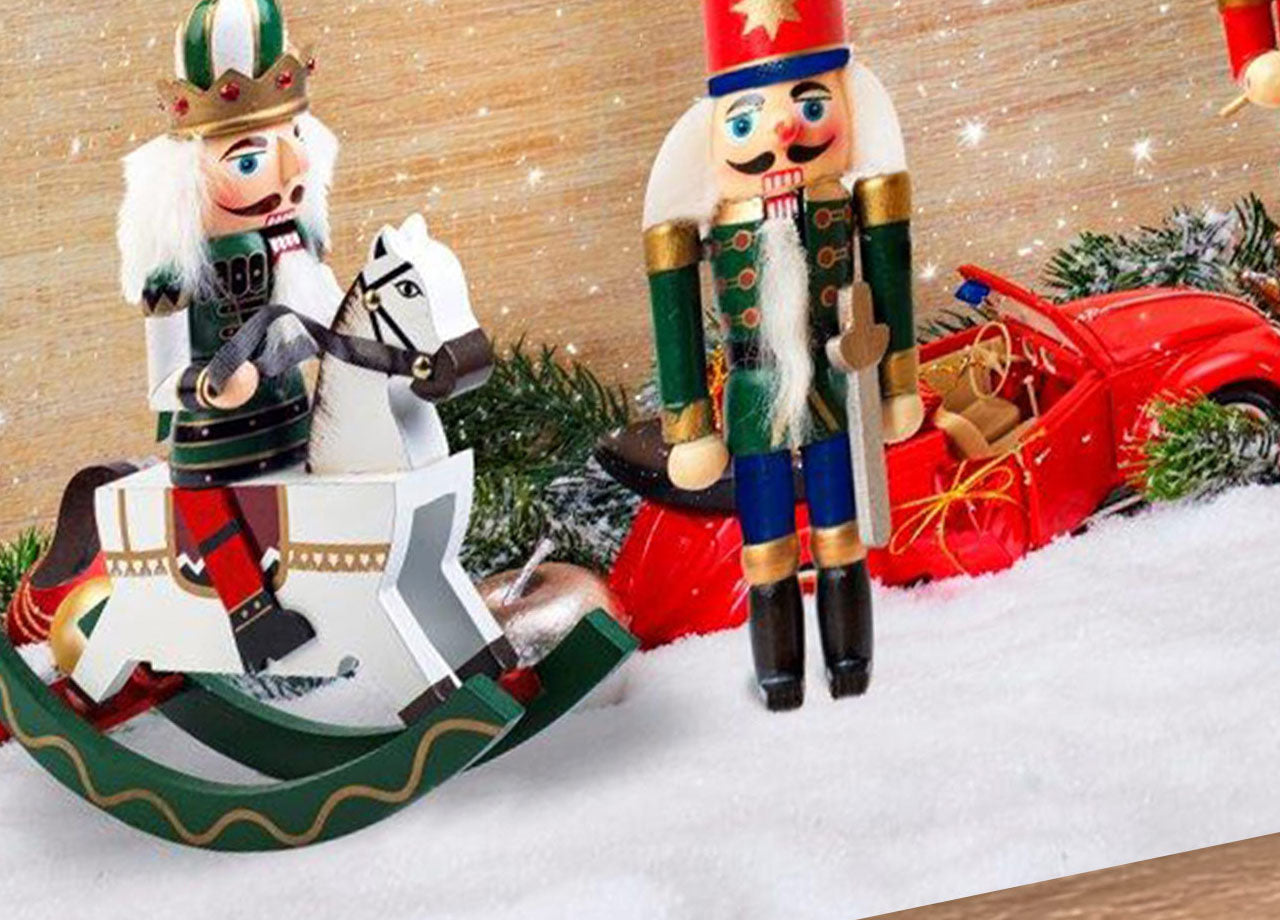 Tappeto Passatoia Cucina Antiscivolo Sottolavello Digitale Disegni Natalizi - 50x320 - Schiaccianoci Tx