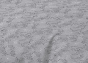 Sacco Copripiumino In 100% Cotone Made Italy Disegno Moderno Lily - Singolo - Grigio