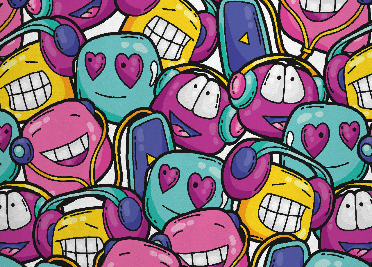 Copripiumino Sacco Piumone Freestyle Per Ragazzi 100% Cotone Digitale Pop - Singolo - Pop