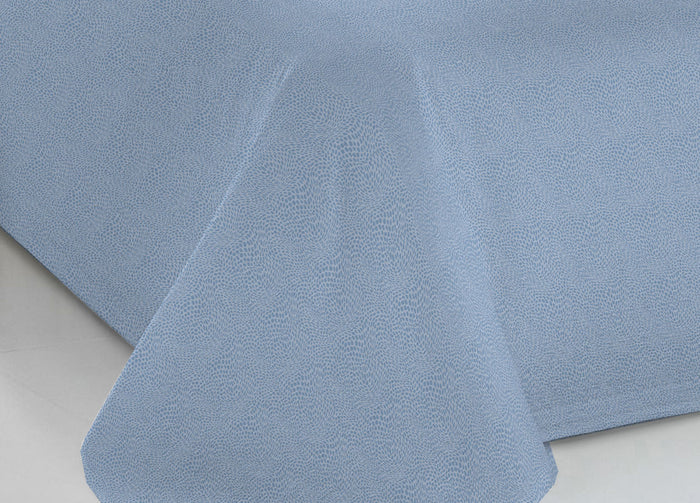 Copriletto Piquet Primavera Estate 100% Cotone Disegno Dublino Bon Bon - Singolo - Azzurro