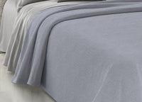 Copriletto Piquet Primavera Estate 100% Cotone Disegno Dublino Bon Bon - Singolo - Grigio