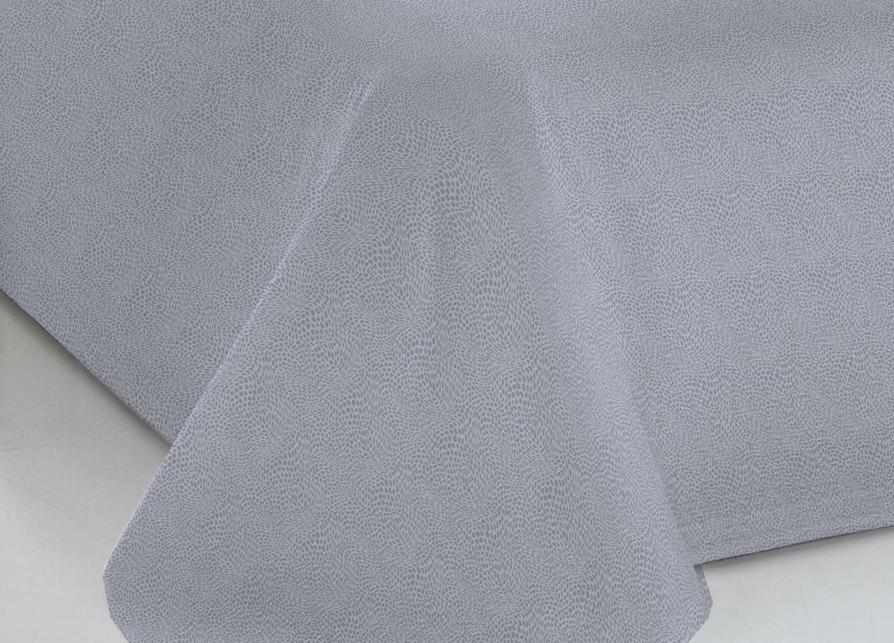 Copriletto Piquet Primavera Estate 100% Cotone Disegno Dublino Bon Bon - Singolo - Grigio