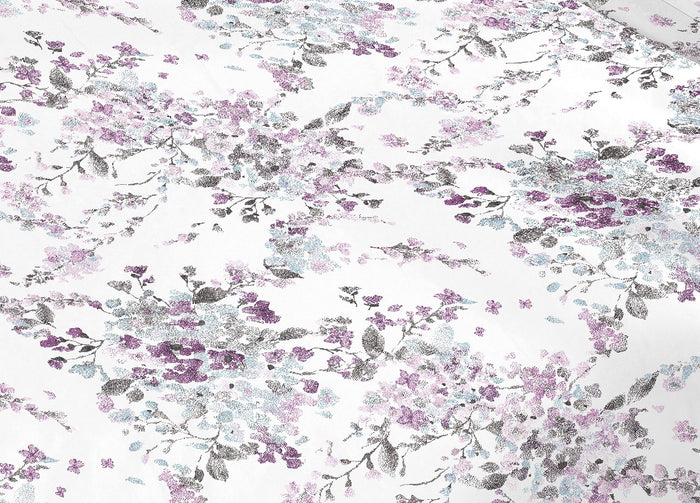 Copriletto Piquet Primavera Estate 100% Cotone Disegno Acquarello - Singolo - Acquarello