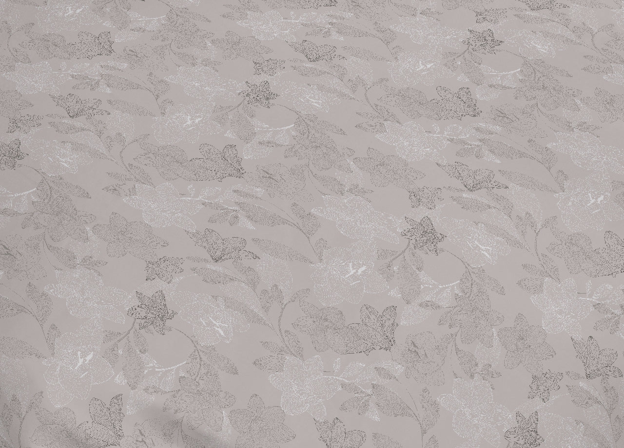 Copriletto Piquet Primavera Estate 100% Cotone Disegno Lily - Matrimoniale - Beige