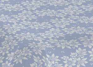 Copriletto Piquet Primavera Estate 100% Cotone Sofia Disegno Olivia - 1 Piazza e Mezza - Azzurro