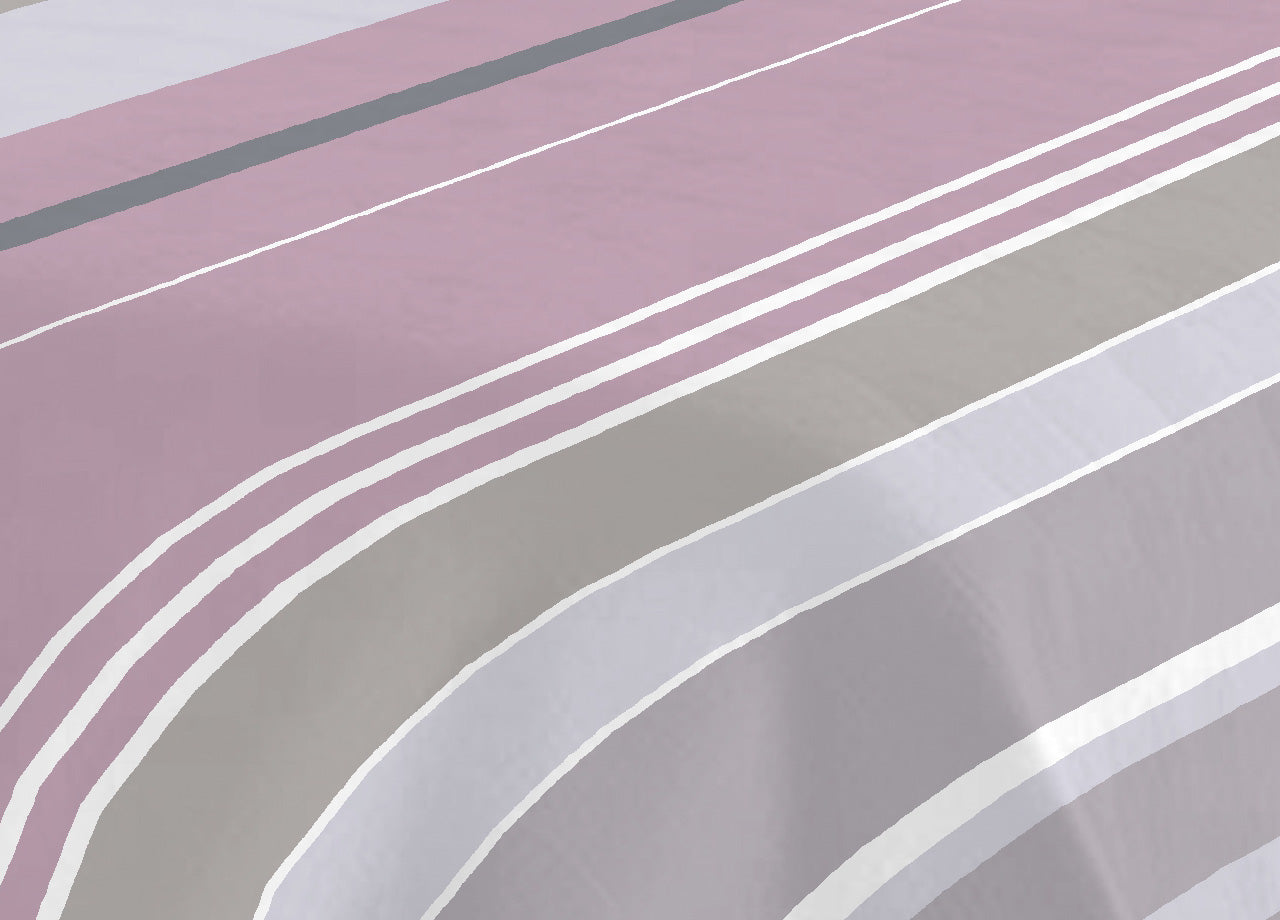 Copriletto Piquet Primavera Estate 100% Cotone Disegno Scia - Singolo - Rosa