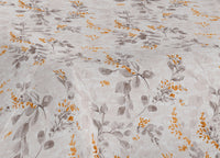 Copriletto Piquet Primavera Estate 100% Cotone Sofia Disegno Vittoria - Matrimoniale - Ocra