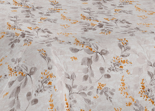 Copriletto Piquet Primavera Estate 100% Cotone Sofia Disegno Vittoria - Matrimoniale - Ocra