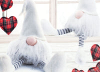 Plaid Coperta Divano Stampa Digitale Retro Agnellato Pelliccia Vari Disegni - 130x160 - Gnomi